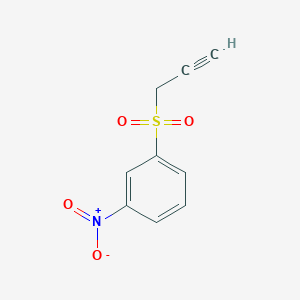 1-Nitro-3-(prop-2-yne-1-sulfonyl)benzene