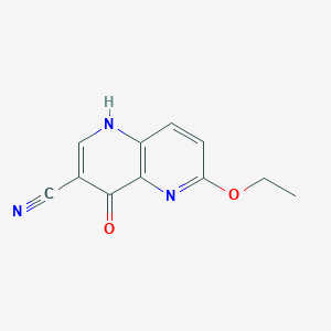 6-Ethoxy-4-hydroxy-1,5-naphthyridine-3-carbonitrile