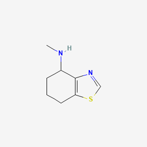 4-Methylamino-4,5,6,7-tetrahydro-benzo[d]thiazole