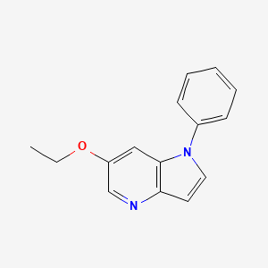 molecular formula C15H14N2O B8711990 6-Ethoxy-1-phenyl-1h-pyrrolo[3,2-b]pyridine 