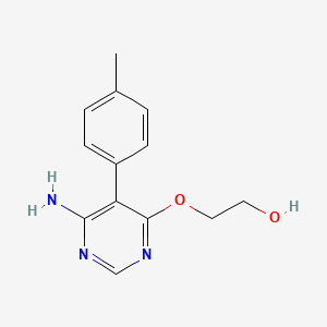 2-{6-Amino-5-(4-methylphenyl)-pyrimidin-4-yloxy}ethanol