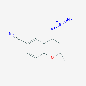 4-azido-6-cyano-3,4-dihydro-2,2-dimethyl-2H-1-benzopyran