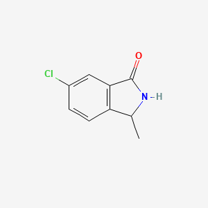 molecular formula C9H8ClNO B8712012 6-Chloro-3-methylisoindolin-1-one CAS No. 1440519-60-7