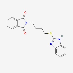 2-[4-(1H-benzoimidazol-2-ylsulfanyl)-butyl]-isoindole-1,3-dione