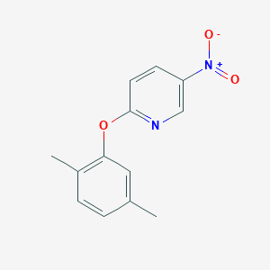 molecular formula C13H12N2O3 B8712041 2-(2,5-Dimethylphenoxy)-5-nitropyridine 
