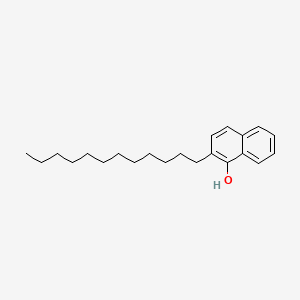 molecular formula C22H32O B8712046 Dodecyl-1-naphthol CAS No. 93904-93-9