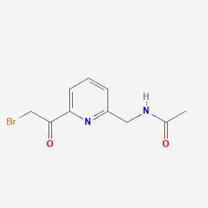 Acetamide, N-[[6-(bromoacetyl)-2-pyridinyl]methyl]-