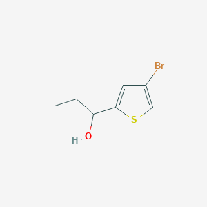 molecular formula C7H9BrOS B8712052 1-(4-Bromo-2-thienyl)-1-propanol 
