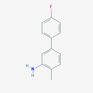 molecular formula C13H12FN B8712062 4'-Fluoro-4-methylbiphenyl-3-amine 