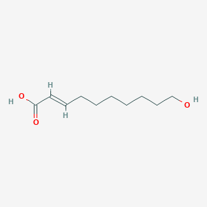molecular formula C10H18O3 B087122 10-Hydroxy-2-decenoic acid CAS No. 14113-05-4