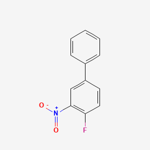 molecular formula C12H8FNO2 B8712596 4-Fluoro-3-nitrobiphenyl 