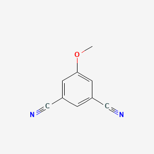 molecular formula C9H6N2O B8712627 5-Methoxyisophthalonitrile CAS No. 453565-53-2