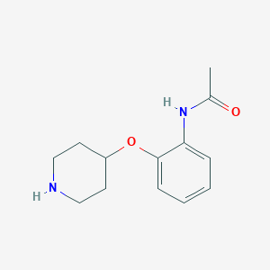 4-(o-Acetamido-phenoxy)piperidine