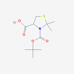 3-(Tert-butoxycarbonyl)-2,2-dimethylthiazolidine-4-carboxylic acid