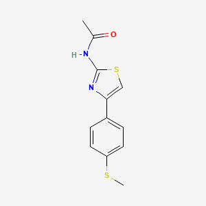 N-{4-[4-(Methylthio)phenyl]-1,3-thiazol-2-yl}acetamide
