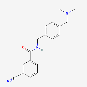 3-cyano-N-(4-dimethylaminomethyl-benzyl)-benzamide