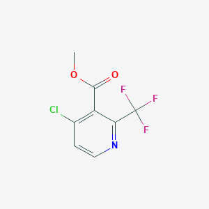 molecular formula C8H5ClF3NO2 B8712710 Methyl 4-chloro-2-(trifluoromethyl)nicotinate 
