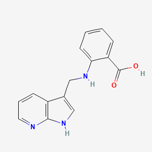 2-[(1H-pyrrolo[2,3-b]pyridin-3-ylmethyl)-amino]-benzoic acid