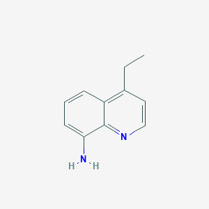 molecular formula C11H12N2 B8712750 4-ETHYL-8-QUINOLINAMINE 