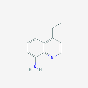 molecular formula C11H12N2 B8712750 4-Ethyl-8-aminoquinoline 