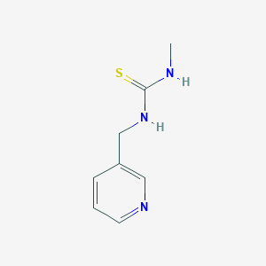 molecular formula C8H11N3S B8712769 1-Methyl-3-(3-pyridylmethyl)-thiourea 