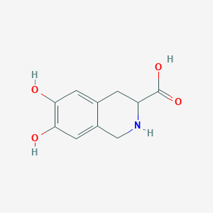 molecular formula C10H11NO4 B8712790 1,2,3,4-Tetrahydro-6,7-dihydroxy-3-isoquinolinecarboxylic acid 