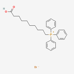 molecular formula C28H34BrO2P B8712796 (9-Carboxynonyl)(triphenyl)phosphanium bromide CAS No. 93943-65-8