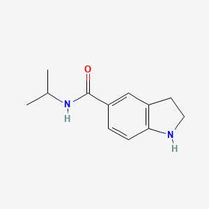 molecular formula C12H16N2O B8712799 N-isopropylindoline-5-carboxamide 
