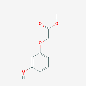 molecular formula C9H10O4 B8712804 Methyl 2-(3-hydroxyphenoxy)acetate 