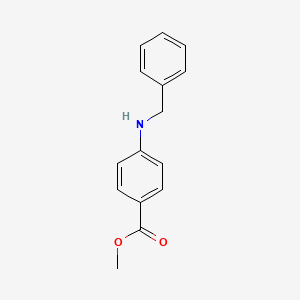 molecular formula C15H15NO2 B8712875 Methyl 4-(benzylamino)benzoate CAS No. 123876-56-2