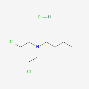 molecular formula C8H18Cl3N B8712924 Butylamine, N,N-bis(2-chloroethyl)-, hydrochloride CAS No. 55112-89-5
