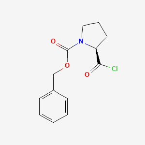 molecular formula C13H14ClNO3 B8712957 N-Cbz-D-proline chloride 