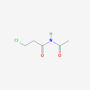 molecular formula C5H8ClNO2 B8713048 N-acetyl-3-chloropropanamide 