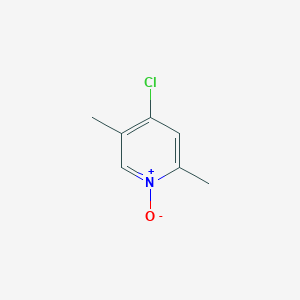 molecular formula C7H8ClNO B8713086 4-Chloro-2,5-dimethylpyridine 1-oxide 