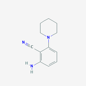 2-Amino-6-(1-piperidinyl)benzonitrile