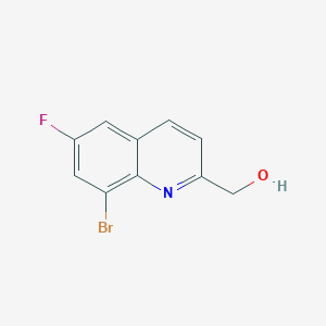 (8-Bromo-6-fluoroquinolin-2-yl)methanol
