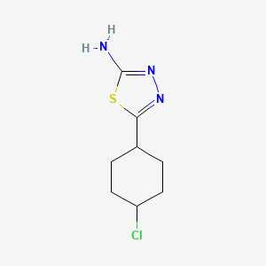 5-(4-Chlorocyclohexyl)-1,3,4-thiadiazol-2-amine