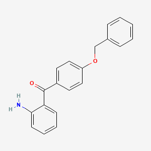Methanone, (2-aminophenyl)[4-(phenylmethoxy)phenyl]-
