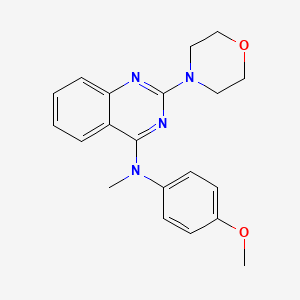 (4-Methoxy-phenyl)-methyl-(2-morpholin-4-yl-quinazolin-4-yl)-amine