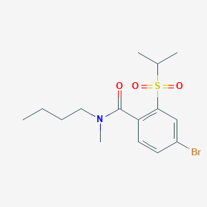 4-bromo-N-butyl-2-(isopropylsulfonyl)-N-methylbenzamide
