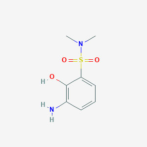 3-amino-2-hydroxy-N,N-dimethylbenzenesulfonamide
