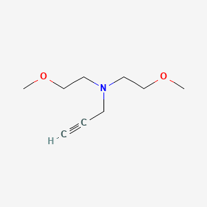 molecular formula C9H17NO2 B8713375 Bis-(2-methoxy-ethyl)-prop-2-ynyl-amine CAS No. 220699-97-8
