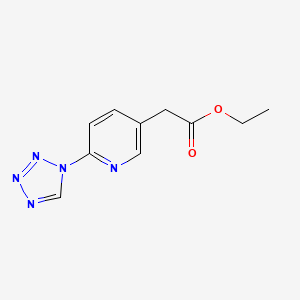 molecular formula C10H11N5O2 B8713410 ethyl [6-(1H-tetrazol-1-yl)pyridin-3-yl]acetate 