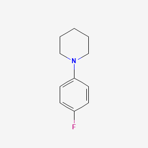 molecular formula C11H14FN B8713417 1-(4-Fluorophenyl)piperidine CAS No. 4280-36-8