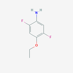 molecular formula C8H9F2NO B8713445 4-Ethoxy-2,5-difluoroaniline 