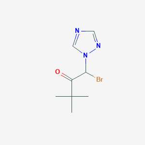 1-Bromo-3,3-dimethyl-1-(1H-1,2,4-triazol-1-yl)butan-2-one