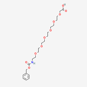 molecular formula C22H35NO10 B8713522 CbzNH-PEG6-CH2COOH 