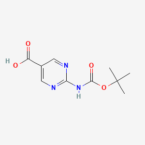 2-[(Tert-butoxycarbonyl)amino]pyrimidine-5-carboxylic acid