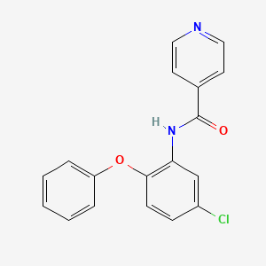 N-(5-chloro-2-phenoxyphenyl)pyridine-4-carboxamide