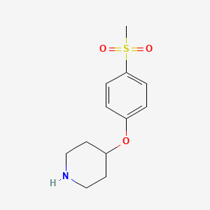 4-(4-Methanesulfonylphenoxy)piperidine
